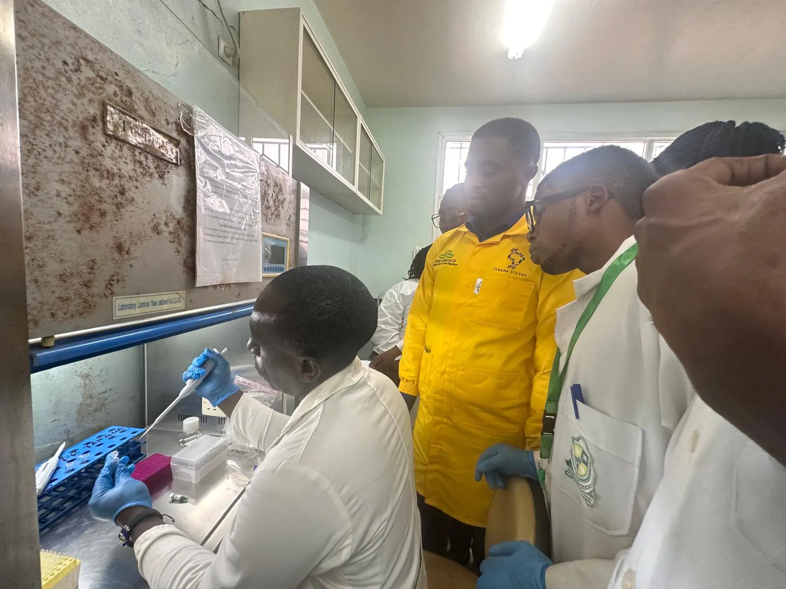 Demonstration by a participant